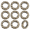 10Pcs Brass Linking Rings KK-PH0014-32AS-1