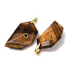 Natural Tiger Eye Pendants GG-CBA51ED-04G-04-3