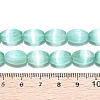 Dyed Natural Selenite Beads Strands G-T138-233E-4