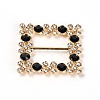 Square Alloy Buckles JEWB-WH0014-10A-1