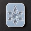 Christmas Theme DIY Snowflake Pendant Silicone Molds DIY-F114-27-2