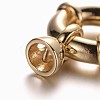 Brass Spring Ring Clasps KK-O091-01G-NR-2