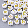 Plating Acrylic Beads PACR-R242-01N-1