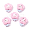 Opaque Resin Cabochons RESI-I037-01-1