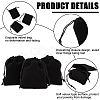 25Pcs Rectangle Velvet Drawstring Pouches TP-BBC0001-04A-03-6