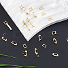 SUPERFINDINGS 7 Styles Eco-Friendly Brass Watch Band Clasps KK-FH0005-22-3