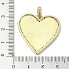 Rack Plating Real 18K Gold Plated Brass Micro Pave Cubic Zirconia Pendants KK-B084-03G-04-3
