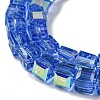 Electroplate Glass Beads Strands EGLA-M031-01A-HR04-3