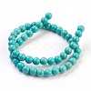Synthetic Turquoise Beads Strands TURQ-G106-8mm-02D-2