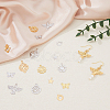 64Pcs 16 Style Rack Plating Brass Pendants KK-FH0006-67-5