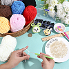 12 Skeins 12 Colors Chenille Yarns YCOR-PH0001-01-3