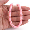 Handmade Polymer Clay Beads Strands CLAY-N008-118-6