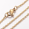 Ion Plating(IP) 304 Stainless Steel Necklace X-MAK-K004-17G-2