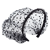 Polyester Mesh Veil Hair Bands OHAR-WH0021-63B-1
