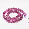 Dyed Round Natural Crackle Quartz Beads Strands G-K084-6mm-MA-2