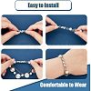 SUPERFINDINGS 10Pcs Brass Clear Cubic Zirconia Watch Band Clasps ZIRC-FH0001-38P-4