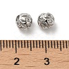 Brass Hollow Spacer Beads KK-P249-03C-P-3