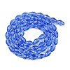 Transparent Glass Beads Strands EGLA-N013-T6mm-D10-2