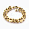 Electroplated Non-magnetic Synthetic Hematite Beads Strands G-P392-R09-1