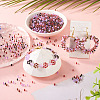 100G Transparent Glass Round Seed Beads SEED-TA0001-44B-8