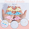 Demon Wing Rainbow Iridescent PU Leather Ornament Accessories DIY-WH0308-457A-6