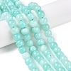 Dyed Natural White Jade Beads Strands G-T138-S09-1