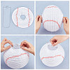 Football-shaped Paper Lantern Set DIY-WH0259-39-3
