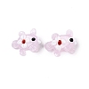 Handmade Lampwork Bumpy Beads Strands LAMP-T021-25B-4