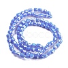 Electroplate Glass Beads Strands EGLA-D030-P4mm-B05-3
