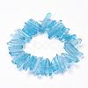Natural Quartz Crystal Points Beads Strands G-K181-B06-2