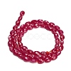 Lab Grown Red Corundum Beads Strands GG-CBAC488-01C-4