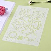 Plastic Reusable Drawing Painting Stencils Templates DIY-F018-B19-6