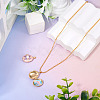 1Pc Brass Enamel Locket Pendants KK-TADJ0001-05A-5