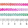 Transparent Painted Glass Beads Strands X1-DGLA-A034-T4mm-A03-3