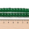Baking Plating Glass Beads Strands GLAA-H036-01-4
