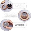Walnut Wooden Engagement Ring Boxes CON-WH0072-88-4