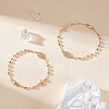 2Pcs Brass Beads Link Bracelets BJEW-GO0001-33-3