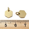 Geometric Figure Style 304 Stainless Steel Stamping Blank Tag Charms STAS-D302-03E-3
