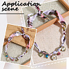 Bees Alloy Enamel & Resin & Glass & Plastic Pearl & Rhinestone Tassel Scarf Choker Necklaces NJEW-SP0001-16B-7