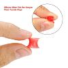 32Pcs 16 Colors Silicone Glitter Thin Ear Gauges Flesh Tunnels Plugs FIND-YW0001-19B-3