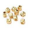 Rack Plating Brass Spacer Beads KK-K346-30G-1