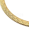 Ion Plating(IP) 304 Stainless Steel Herringbone Chain Bracelet BJEW-D028-02C-03G-2