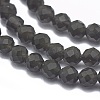 Natural Obsidian Beads Strands G-G792-36A-3