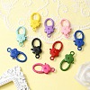 10Pcs Spray Painted Alloy Lobster Claw Clasps FIND-YW0001-58-6