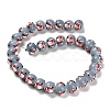 Christmas Theme Baking Paint Glass Beads LAMP-I028-03A-3