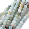 Natural Flower Amazonite Beads Strands G-D608-6mm-1