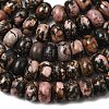 Natural Rhodonite Beads Strands G-A280-A21-03-4