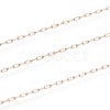 Ion Plating(IP) 304 Stainless Steel Paperclip Chains CHS-F010-01A-RG-2