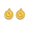 Golden Plated Alloy Enamel Charms LS-ENAM-Q437-13O-1