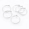 316 Surgical Stainless Steel Hoop Earring Findings STAS-P221-01A-P-1